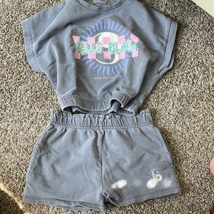 Cotton on French Terry summer set